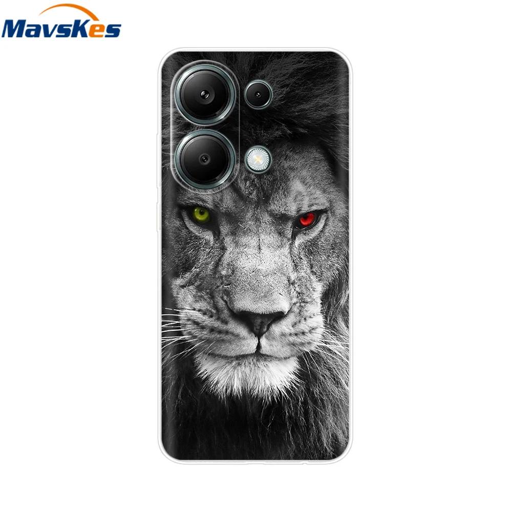 For Xiaomi Redmi Note 13 4G Case Note13 Cover Soft Clear Silicone TPU Back Case Funda For Redmi Note 13 Pro 4G Phone Cases Coque