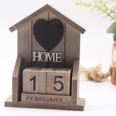 1 Set Calendar Fashion Easily Adjustable Convenient Durable Fine Workmanship Desk Calendar Home Decoration
