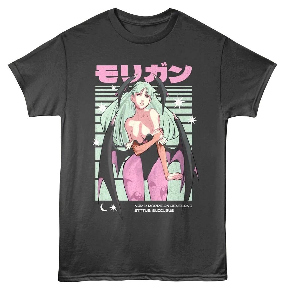 Мужская футболка Darkstalkers Морриган Энслэнд Суккуб S