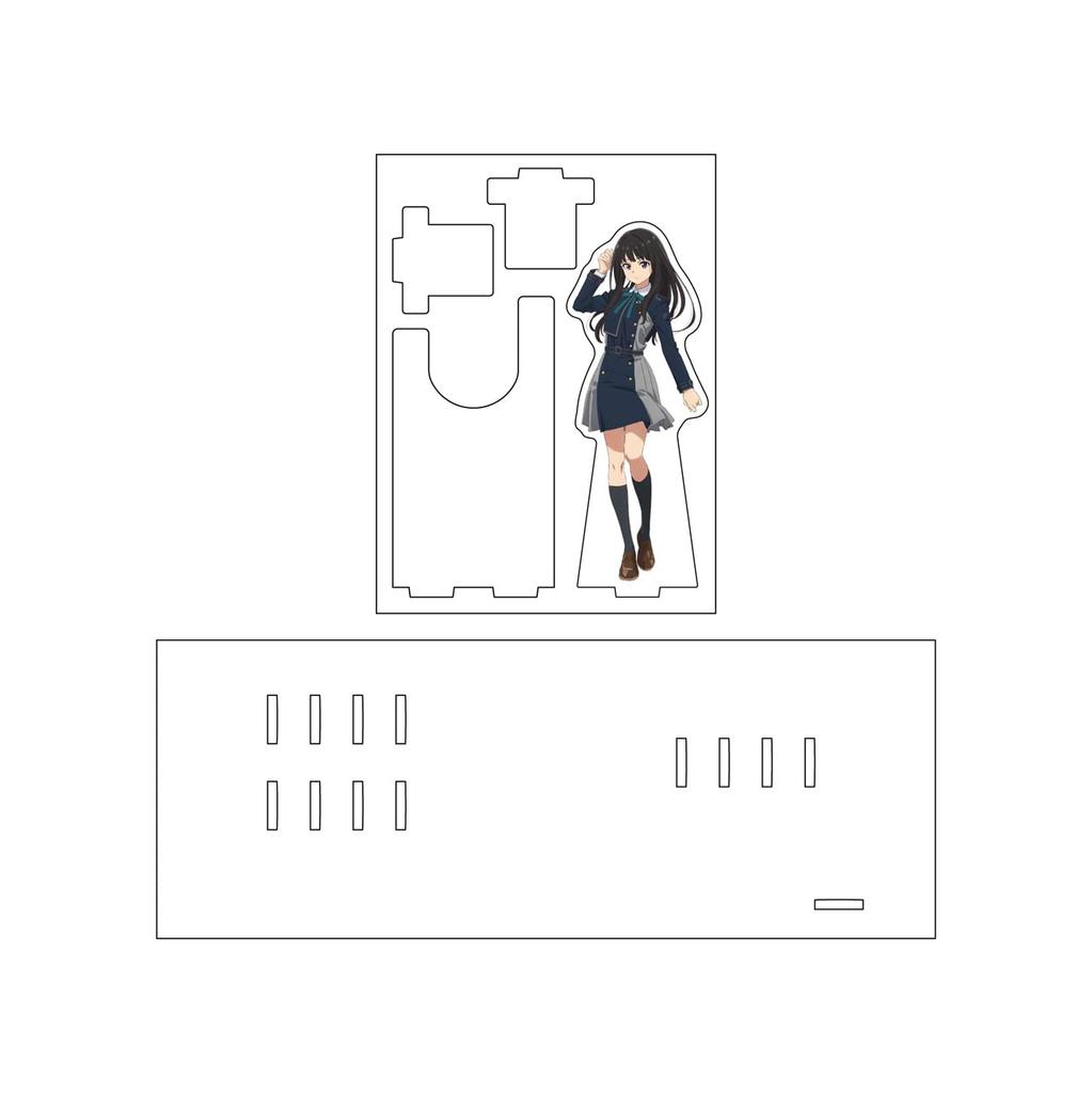 Lycoris Recoil Acrylic Gun Stand Takina Inoue