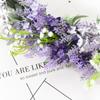 Artificial Lavender Wreath Realistic Spring Floral Wreath for Wedding Front Door Outdoor Indoor