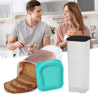 5.4 Liter Plastic Bread Box with Lid Bread Container Sandwich Bread Holder For Sandwich Loaf Sliced Breads