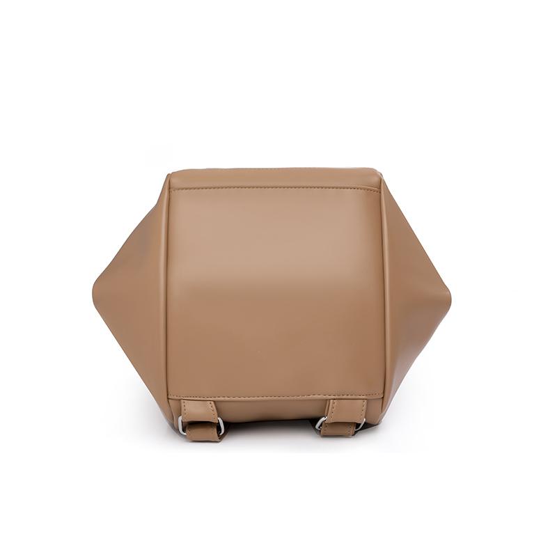 Women's Multifunctional Shoulder Bag Commuter Business Backpack Solid Color Crossbody Bag