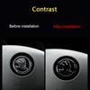 VMAD6 46mm ABS Steering Wheel Logo Emblem Protective Cover Dustproof Oil Resistant Car Central Decoration Badge For Skoda Superb Fabia