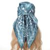 AWAYTR Satin Cashew Headband Hair Scarf Bands for Women Party Headwear Elegant Print Bandana Turban Hairband Headpiece