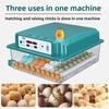 Automatic Smart Egg Incubator Full Digital Control for Chicken/Quail Eggs Compact Startup Incubator Poultry Breeding Equipment