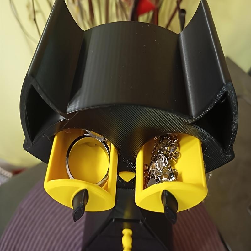 1pc Black Cat Decorative Box, Jewelry Organizer: Artistic Design for Earrings, Necklaces & Small Items – Decorative Storage