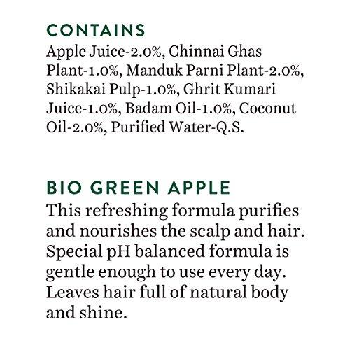 Biotique Green Apple Shampoo And Conditioner 190ml For Shiny Soft Hair With Botanical Extracts And Scalp Nourishment
