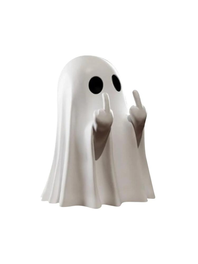 2025 New Halloween Middle Finger Love Ghost Ornaments Halloween Decoration Halloween Ornaments