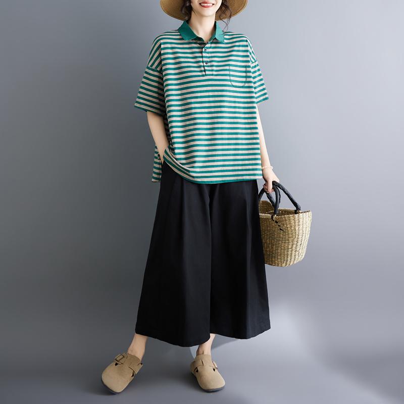 DIMANAF 2026 Summer Women Plus Size New Casual Blouse Shirt Print Short Sleeve Cotton Loose Lady Tops Tees Vintage