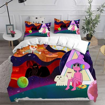 New Cartoon Midnight Gospel Anime Bedding Sets Comforter Quilt Bed Cover Duvet Cover Pillow Case 2-3 Pieces Sets Kids Adult Size