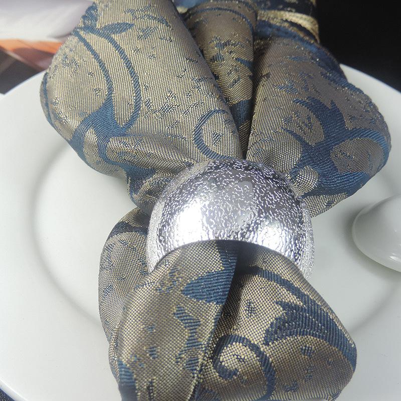 Silver Decorative Napkin Ring Holder for Weddings, Party Decoration, New, 12 Pcs per Lot