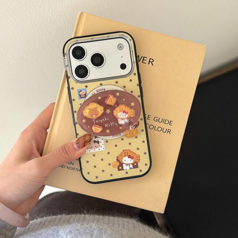 

Apple ProMax Magnetic Star Taiyaki KT Cat Case for iPhone 13/14/15/16 Pro Models iPhone 13