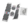 CBD1 1set Aluminum Car Accelerator Pedal Mat for F01 F02 F10 F20 F30 F31 F34 F48 F87 Car Accessories