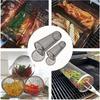 Comoda e Pratica Gabbia per Barbecue a Forma di Cilindro Perfetta per Attività all'Aperto