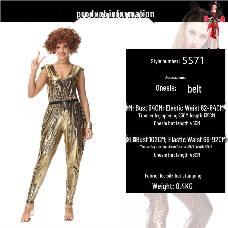 Halloween 70s Disco Hippie Costume