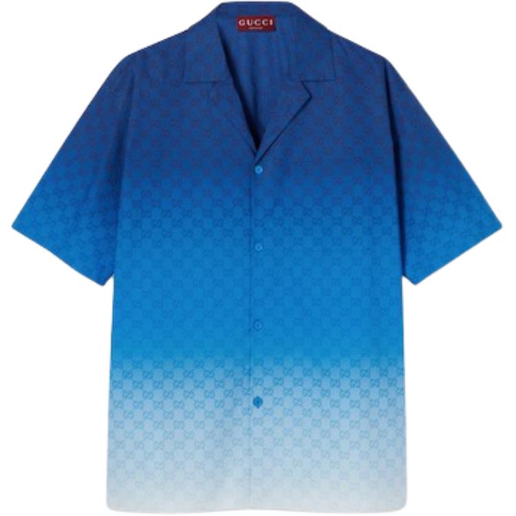GUCCI Printed Poplin Bowling Shirt 794907-ZAS8E-4373