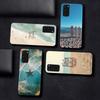 Zomerstrand Telefoonhoesje Voor Samsung S 9 10 20 21 22 23 30 23 24 plus lite Ultra FE S10lite Fundas