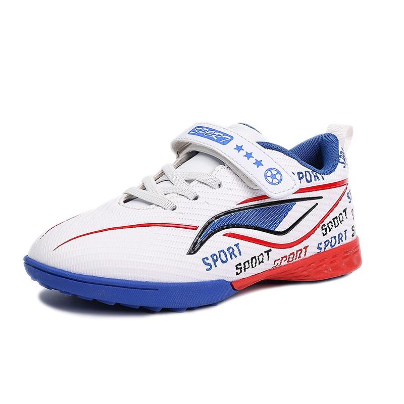 Kids  Breathable Mesh Velcro Sneakers Color-block Non-slip Casual Sports Shoes 31