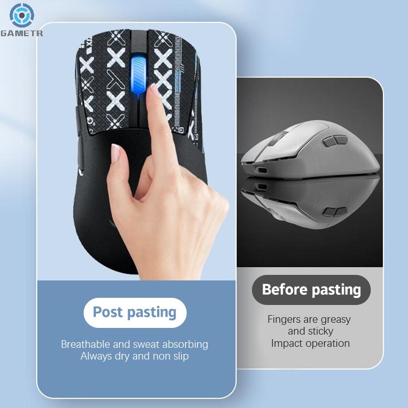 Mouse Grip Tape Sticker Non Slip Suck Sweat For ROG Keris 2/2 Ace Wireless Gaming Mouse Anti-Slip Sticker Gamer Accessories