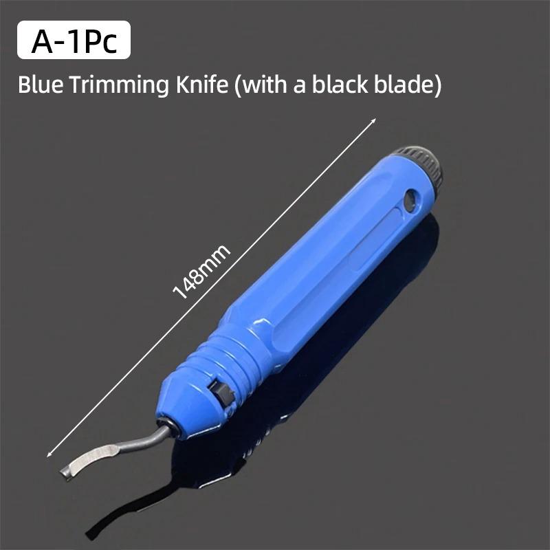 Burr Cutter Trimming Knife Scraper Rotary Deburr Blades Burr Remover Edge Trimmer Deburring Hand Tool For Wood Plastic Aluminum