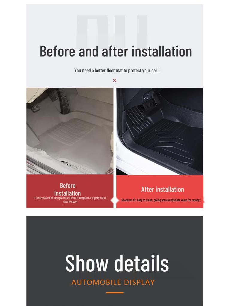 2022 Honda Integra Full Coverage TPE Floor Mats - Custom Fit & Decorative