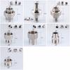 Improvement Female-Male Threaded Stainless steel Pipe Fittings Hardware Adapter Plumbing fitting