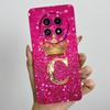 Liquid Silicone Crown Letter Phone Case For Realme 13 Pro Plus 13Pro 13ProPlus 5G Shockproof Camera Lens Protect Soft Back Cover