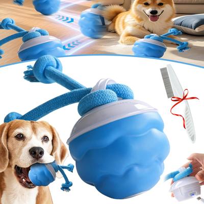 Hundespielzeug, Interaktive Hundebälle, Hüpfballspielzeug, Für Kleine, Mittlere, Große, USB Wiederaufladbar