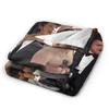 Jonathan Bailey Collage  Flannel Blankets Autumn  Warm Bedding Throws for Students Living Room Street Bedspread Sofa Bed Cover