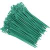 Adjustable Plant Support Clips 17 Cm - Pack of 80, Reusable Green Plastic Ties