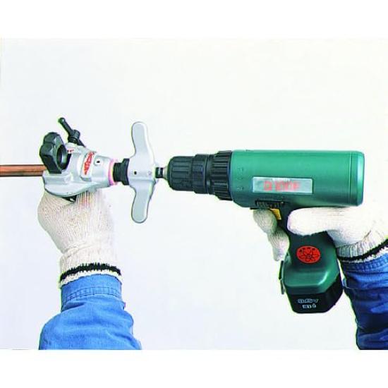 Super Flaring Tool Set Compatible with New Refrigerants and New Standards TF456WDH (Eccentric Type) Manual/Electric Type,