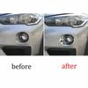 For BMW X1 F48 2016-2019 Chrome Exterior Front Fog Light Lamp Frame Trim 2PCS
