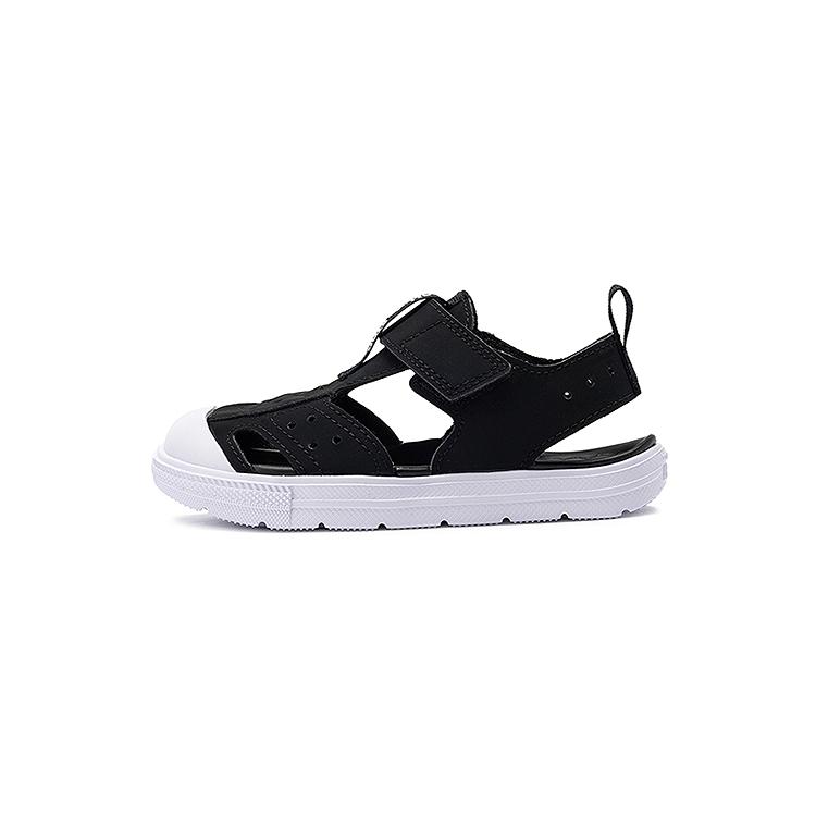 Converse Chuck Taylor Utility Sandal EasyOn PS Black White Kids Sneakers A12153C