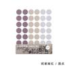3 Sheets/pack (126 Pieces) Dot Stickers Round Label Plan Stickers Weekly Daily Schedule March  Sticker Pack