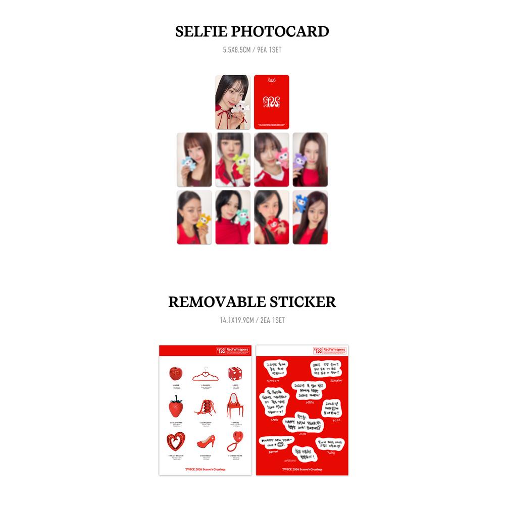 [Pre-order] TWICE - 2026 Seasons Greetings [RED WHISPERS]