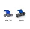 6.35/8mm Ball Valve Push In Fittings Plastic Quick Conector Beer Hose Tube Joints Barware