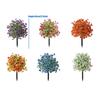 Realistic Flower Stake 22Inch High Artificial Plant Outdoor Plastic Flower For Garden Patio Front Porch Yard Landscaping