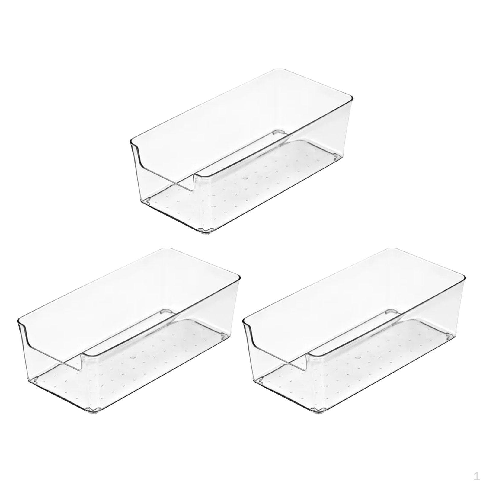 

3 шт. Настольный органайзер, прозрачный ящик для косметики, прозрачный акриловый ящик для хранения Medium