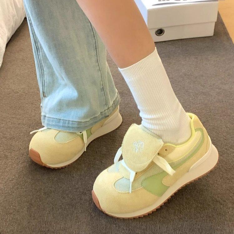 Mesh casual breathable women's shoes summer new versatile platform sports shoes women