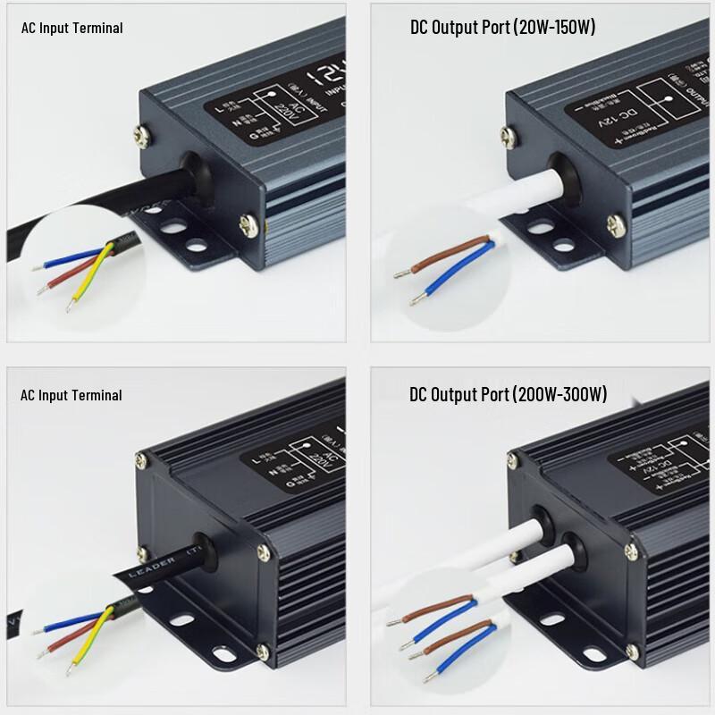 GEEPUT 12V 300W IP67 Waterproof LED Switching Power Supply