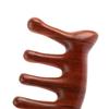 Pettine da Massaggio per Terapia del Legno Testa Viso Cuoio Capelluto Massaggiatore Gua Sha Naturale Viso Sandalo Denti Larghi Raschiamento Massaggio Corpo