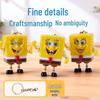 SpongeBob Emoji Face-Changing Keychain Pendant - Creative Student Decompression Toy Gift