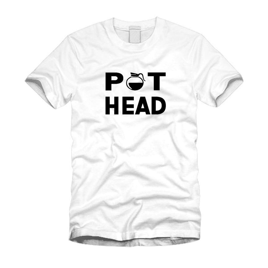 Pot Head Coffee Lover T-Shirt: Funny Graphic Tee