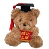 Cute Graduation Bear Plush Toy Soft Stuffed Dr Bear Plush Doll  Graduation Gift