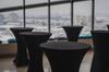 Tablecloth Cover Cocktail Bar Table 80 Black