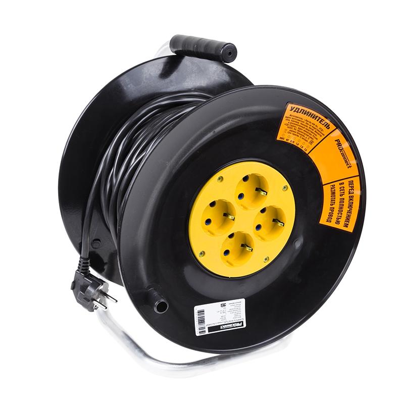 

Удлинитель Proconnect On The Coil, 4 розетки, w 30 M, 3x1 мм2, стандарт 11-7605