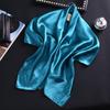 90cm Solid Colors Neckerchief Hijab Scarf For Women Soft Satin Headband Hair Scarves Female Square Shawls Head Scarfs For Ladies