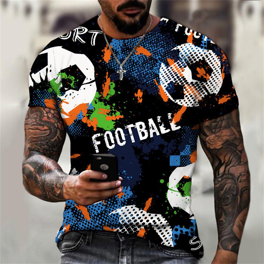 Comfortable Simple T-shirt Casual Loose Men's Top Fashionable Versatile Short-sleeved Round Neck Breathable T-Shirts Men’s