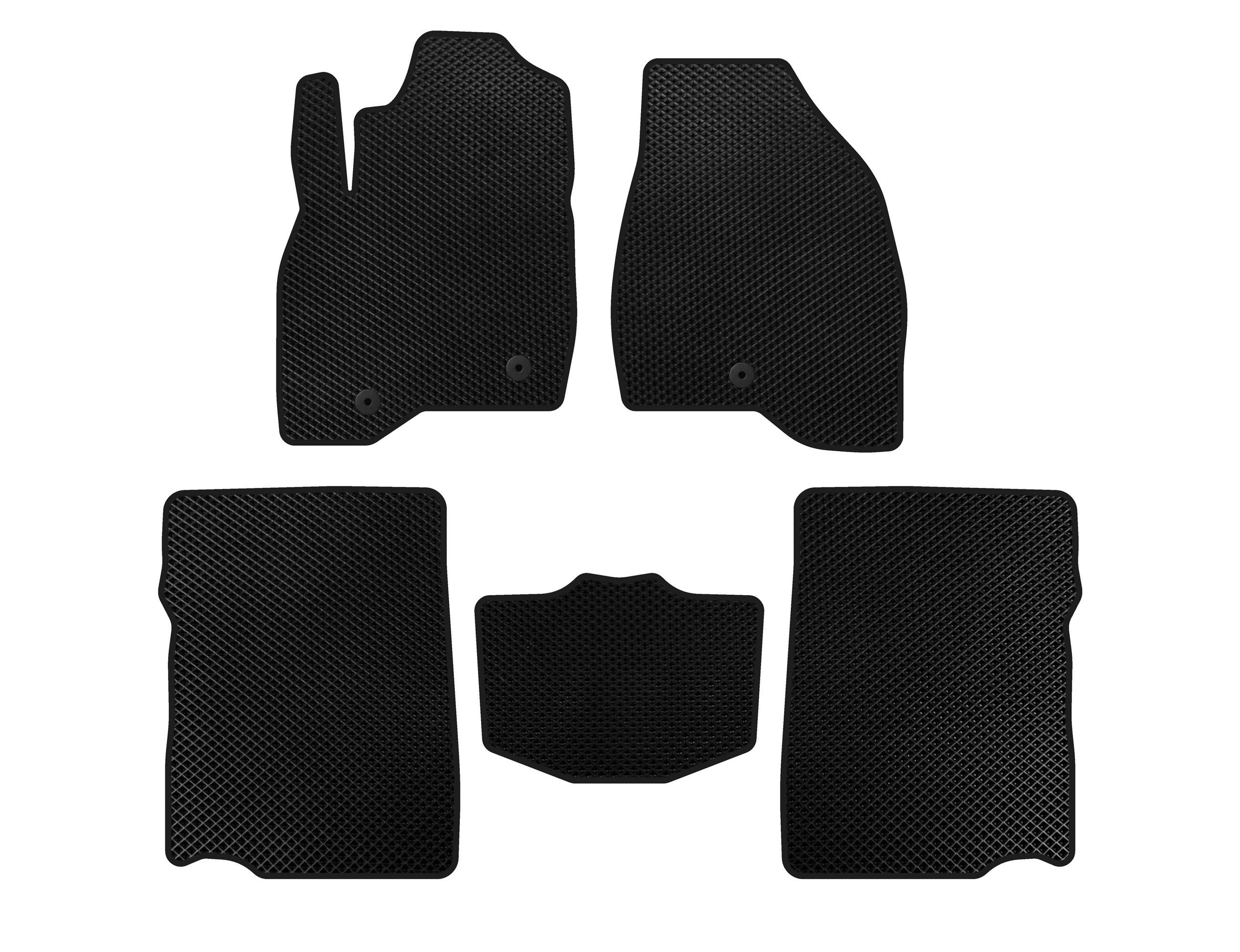 

EVA mats (2017-2019, 2nd row, 7-seater, Black) for Ford Explorer